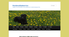 Desktop Screenshot of hondenuitlaatservices.org